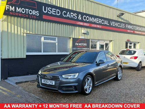 Audi A4  2.0 TDI S line Saloon 4dr Diesel S Tronic quattro 