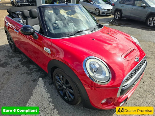 MINI Convertible  2.0 COOPER S 2d 189 BHP IN RED WITH 24,000 MILES A