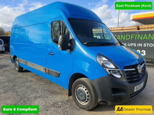 Vauxhall Movano  2.3 L3H3 F3500 S/S 148 BHP IN BLUE WITH 16,500 MIL