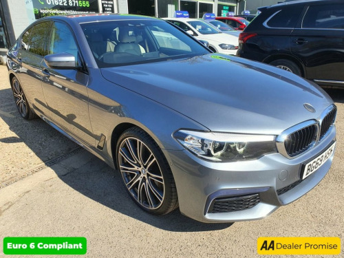 BMW 5 Series  2.0 530I M SPORT 4d 248 BHP IN BLUE WITH 29420 MIL