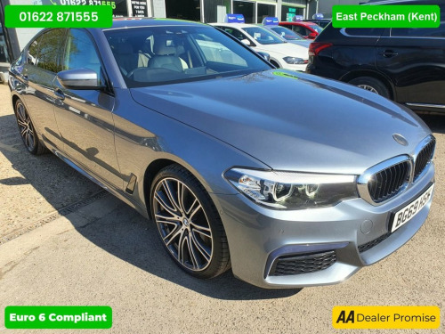 BMW 5 Series  2.0 530I M SPORT 4d 248 BHP IN BLUE WITH 29420 MIL