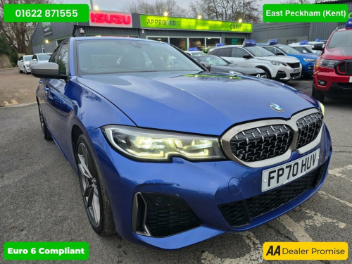 BMW M3  3.0 M340I XDRIVE 4d 369 BHP IN BLUE WITH 26,717 MI