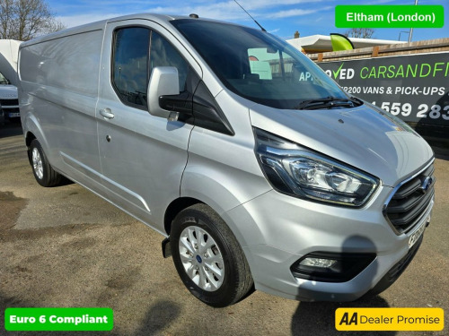 Ford Transit Custom  2.0 300 LIMITED P/V L2 H1 129 BHP IN SILVER WITH 5