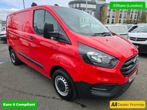 Ford Transit Custom  2.0 300 LEADER P/V ECOBLUE 104 BHP IN RED WITH 72,