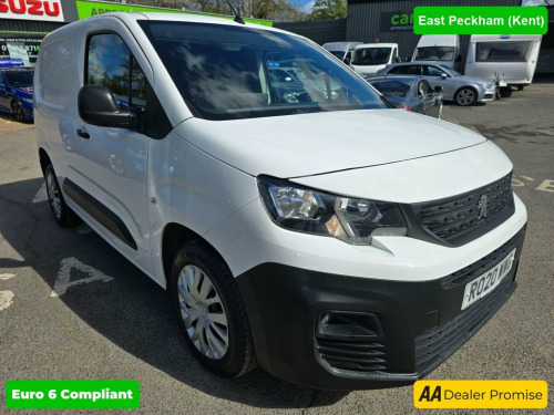 Peugeot Partner  1.5 BLUEHDI PROFESSIONAL L1 101 BHP IN WHITE WITH 