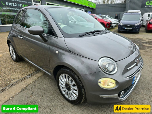 Fiat 500  1.2 LOUNGE 3d 69 BHP IN GREY WITH 59,820 MILES AND