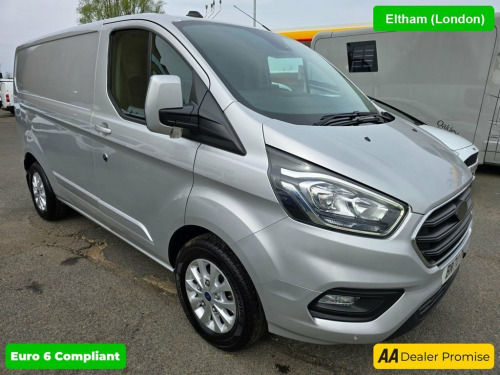 Ford Transit Custom  2.0 300 LIMITED P/V  ECOBLUE 129 BHP IN SILVER WIT