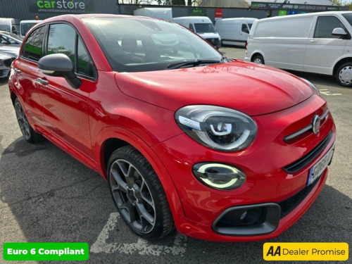 Fiat 500X  1.3 SPORT 5d 148 BHP IN RED WITH 43,900 MILES AND 