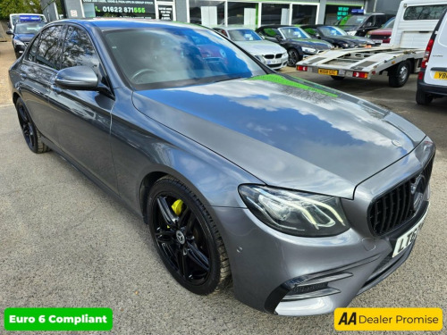 Mercedes-Benz E-Class  2.0 E 220 D AMG LINE 4d 192 BHP IN GREY WITH 93,00