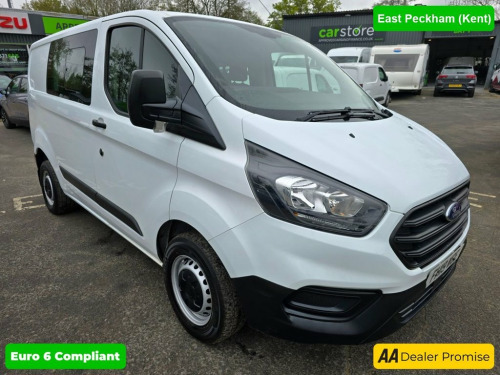 Ford Transit Custom  2.0 300 BASE DCIV L1 H1 104 BHP IN WHITE WITH 6499