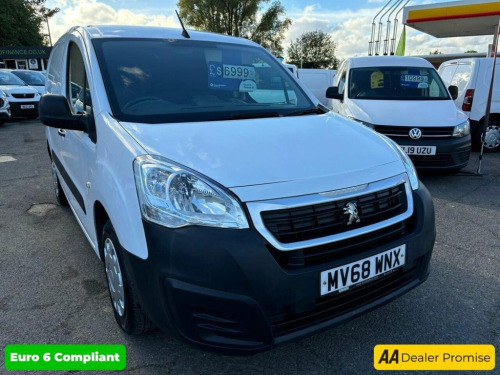 Peugeot Partner  1.6 BLUE HDI PROFESSIONAL L1 100 BHP IN WHITE WITH