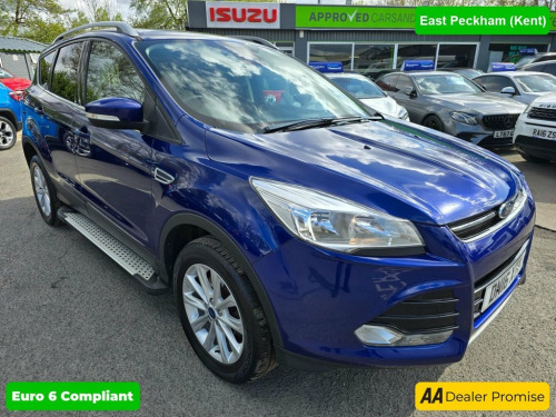 Ford Kuga  2.0 TITANIUM TDCI 5d 177 BHP IN BLUE WITH 52,000 M