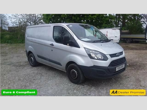Ford Transit Custom  2.0 290 LR P/V 104 BHP IN SILVER WITH 67,661 MILES