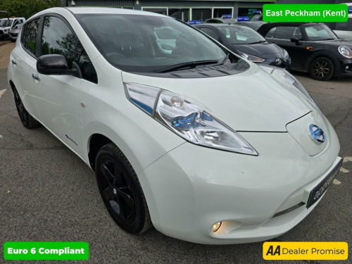 Nissan Leaf  BLACK EDITION 5d 109 BHP IN WHITE WITH 36,537 MILE