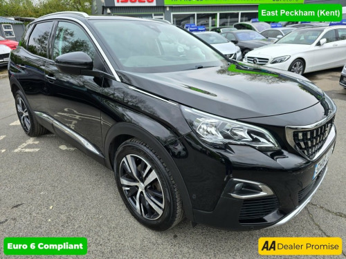 Peugeot 3008 Crossover  1.2 PURETECH S/S ALLURE 5d 130 BHP IN BLACK WITH 5