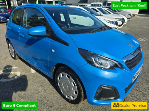 Peugeot 108  1.0 ACTIVE 5d 68 BHP IN BLUE WITH 63,494 MILES AND
