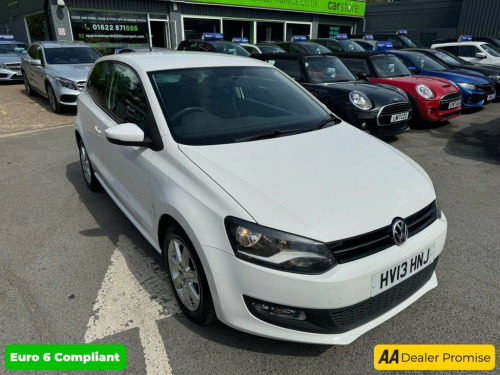 Volkswagen Polo  1.4 MATCH DSG 3d 83 BHP IN WHITE WITH 95,384 MILES