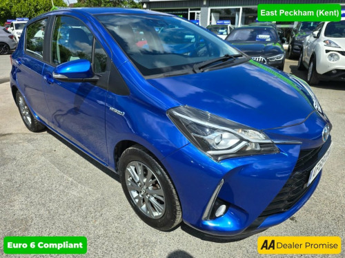 Toyota Yaris  1.5 VVT-I ICON 5d 135 BHP IN BLUE WITH 22,000 MILE