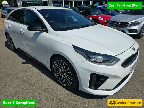 Kia Pro ceed  1.6 GT ISG 5d 202 BHP IN WHITE WITH 74,200 MILES A