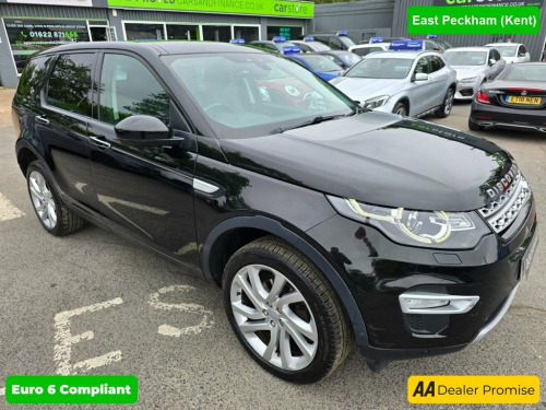 Land Rover Discovery Sport  2.0 TD4 HSE LUXURY 5d 180 BHP IN BLACK WITH 80,000
