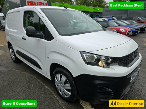 Peugeot Partner  1.5 BLUEHDI PROFESSIONAL L1 101 BHP IN WHITE WITH 
