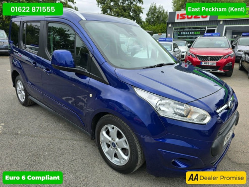 Ford Tourneo Connect  1.5 TITANIUM TDCI 5d 118 BHP IN BLUE WITH 18,000 M