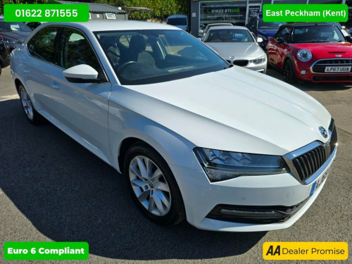 Skoda Superb  2.0 SE TDI 5d 148 BHP IN WHITE WITH 78,515 MILES A