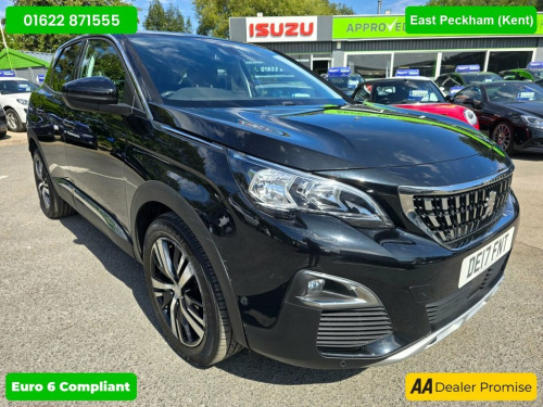 Peugeot 3008 Crossover  1.2 PURETECH S/S ALLURE 5d 130 BHP IN BLACK WITH 6