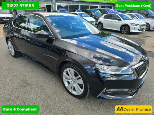 Skoda Superb  1.4 SE L IV DSG 5d 215 BHP IN BLACK WITH 41,800 MI