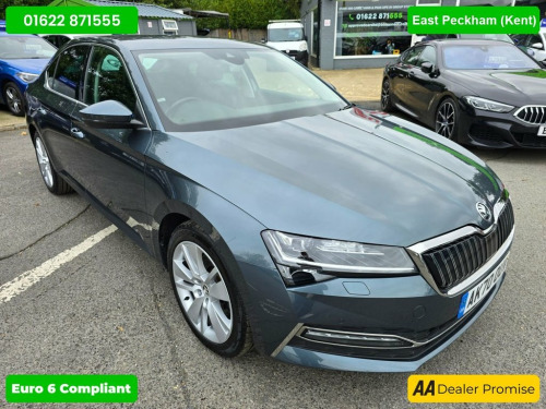 Skoda Superb  1.4 SE L IV DSG 5d 215 BHP IN GREY WITH 63,800 MIL