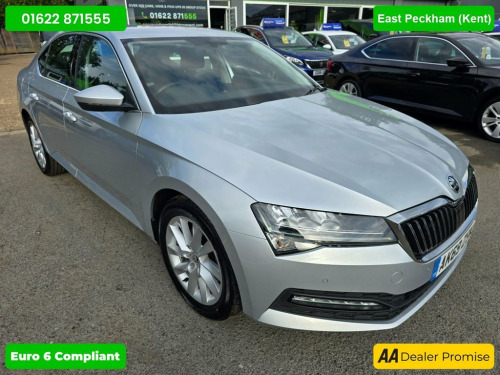 Skoda Superb  2.0 SE TDI 5d 148 BHP IN SILVER WITH 62,000 MILES 