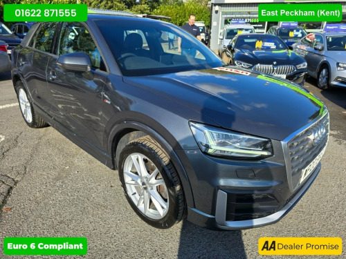 Audi Q2  1.5 TFSI S LINE 5d 148 BHP IN GREY WITH 53,300 MIL