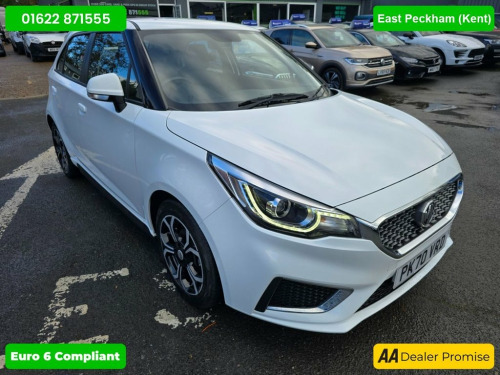 MG 3  1.5 EXCLUSIVE VTI-TECH 5d 106 BHP IN WHITE WITH 15