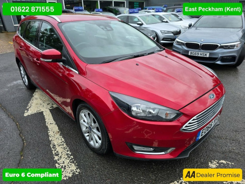 Ford Focus  1.5T ECOBOOST TITANIUM NAVIGATION 5DR IN RED WITH 