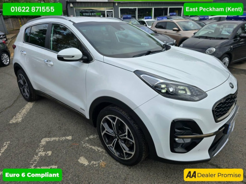 Kia Sportage  1.6 T-GDi GT-LINE IN WHITE WITH 49,000 MILES AND A