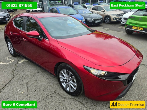 Mazda Mazda3  1.8 SKYACTIV-D SE-L LUX IN RED WITH 11,091 MILES A