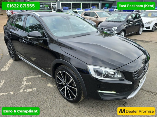 Volvo V60  2.0 D4 LUX NAV IN BLACK WITH 76,500 MILES AND A FU