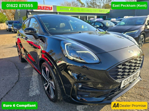 Ford Puma  1.0T ECOBOOST MHEV ST-LINE X IN BLACK WITH 18,000 