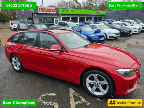 BMW 3 Series  2.0 320d SE TOURING IN MELBOURNE RED WITH 100,500 