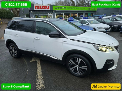 Peugeot 5008  1.5 BLUEHDi GT LINE IN WHITE WITH 76,000 MILES AND