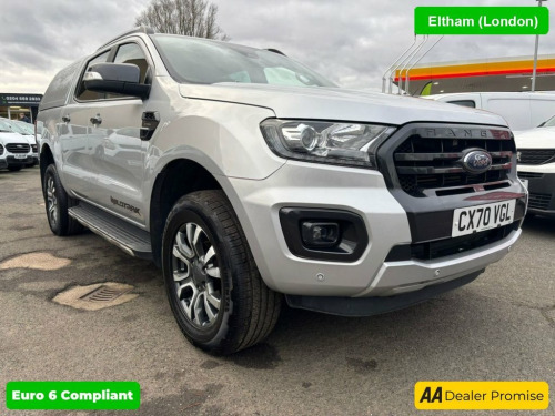 Ford Ranger  2.0 ECOBLUE WILDTRAK IN SILVER WITH 50,900 MILES A