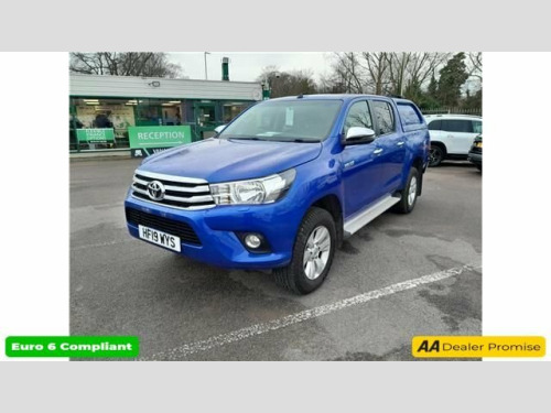 Toyota Hi-Lux  2.4 D-4D Icon  IN BLUE WITH 70,000 MILES AND A FUL