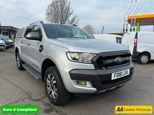 Ford Ranger  3.2 TDCi WILDTRAK  IN SILVER WITH 51,000 MILES AND