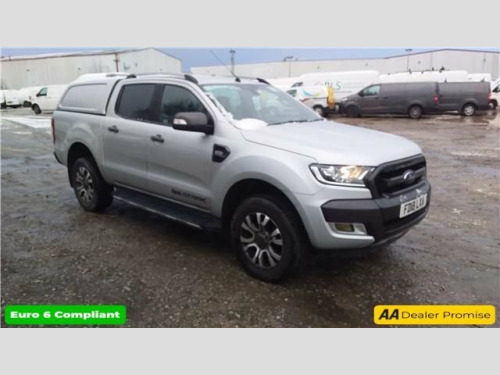 Ford Ranger  3.2 TDCi WILDTRAK  IN SILVER WITH 51,000 MILES AND