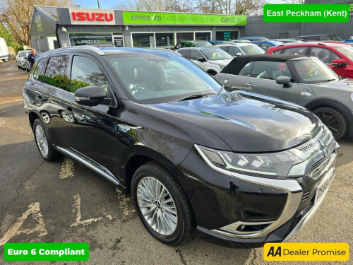 Mitsubishi Outlander  2.4h TWINMOTOR 13.8KWH 4H SUV 5dr IN BLACK WITH 46