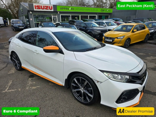 Honda Civic  1.0 VTEC TURBO SR IN WHITE WITH 46,180 MILES AND A