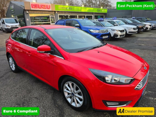 Ford Focus  1.0T ECOBOOST TITANIUM IN RED WITH 80,000 MILES AN