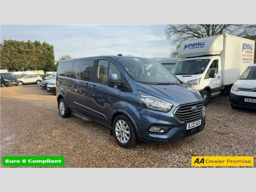 Ford Tourneo Custom  2.0 320 ECOBLUE TITANIUM MINIBUS IN BLUE WITH 57,8