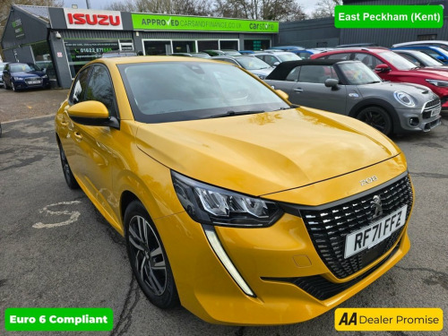 Peugeot 208  1.2 PURETECH ALLURE PREMIUM IN YELLOW WITH 21,700 