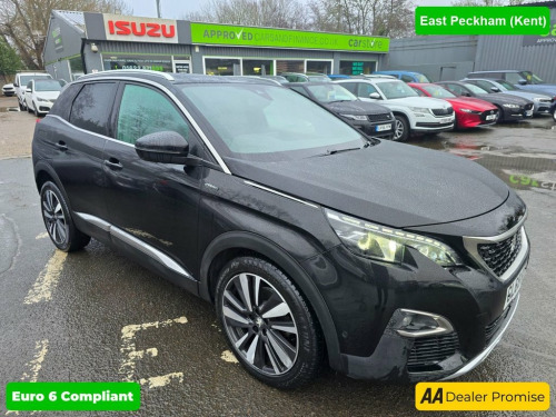 Peugeot 3008 Crossover  1.2 PURETECH GT LINE PREMIUM SUV IN BLACK WITH 43,